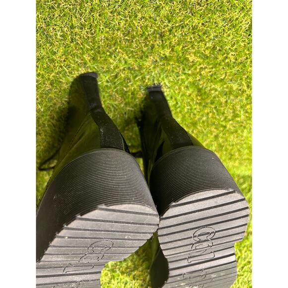 Steve Madden Cool Planet Kreed Patent Leather Platform Zipper Boot 8.5 - Picture 10 of 16